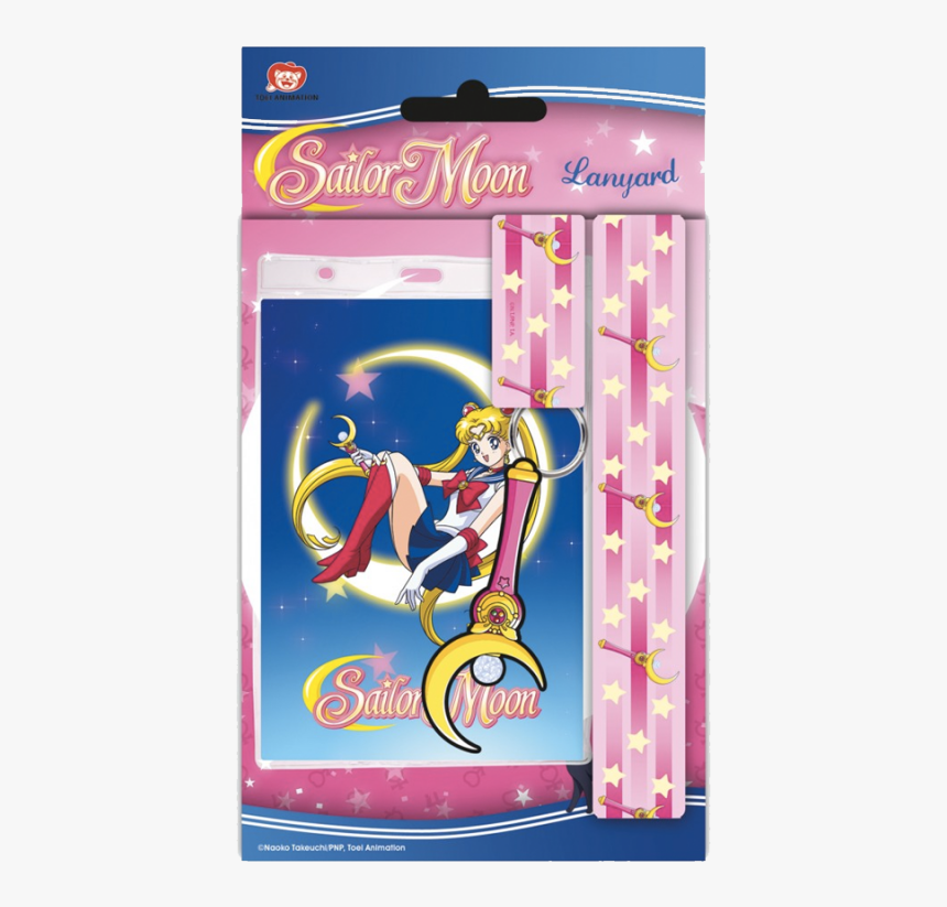 Sailor Moon Lanyard With Rubber Keychain Moon Stick - Gb Eye Ltd Sailor Moon Stick Lanyard, HD Png Download, Free Download
