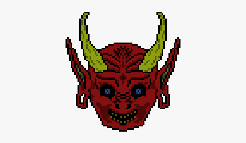 Pixel Art Demon Realistic, HD Png Download, Free Download