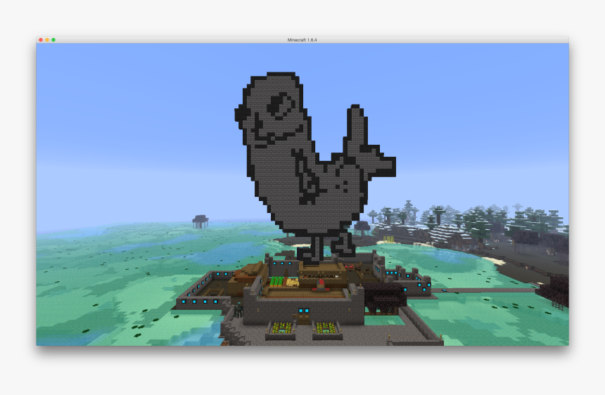 Dickbutt Pixel Art Minecraft, HD Png Download, Free Download