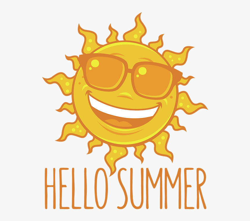 Cartoon Sun Wearing Sunglasses, HD Png Download, Free Download