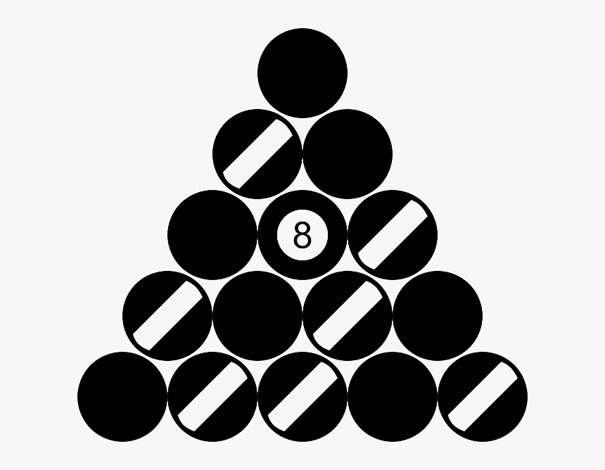 How To Rack Pool Ball 8 Ball Pool - Pack The Pool Balls, HD Png Download, Free Download
