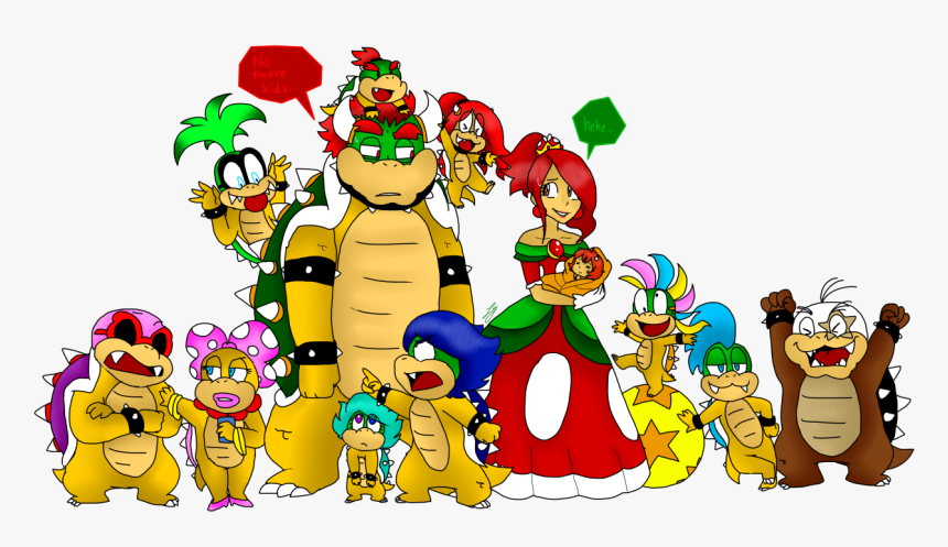 Ask The Koopa Family - Cartoon, HD Png Download, Free Download