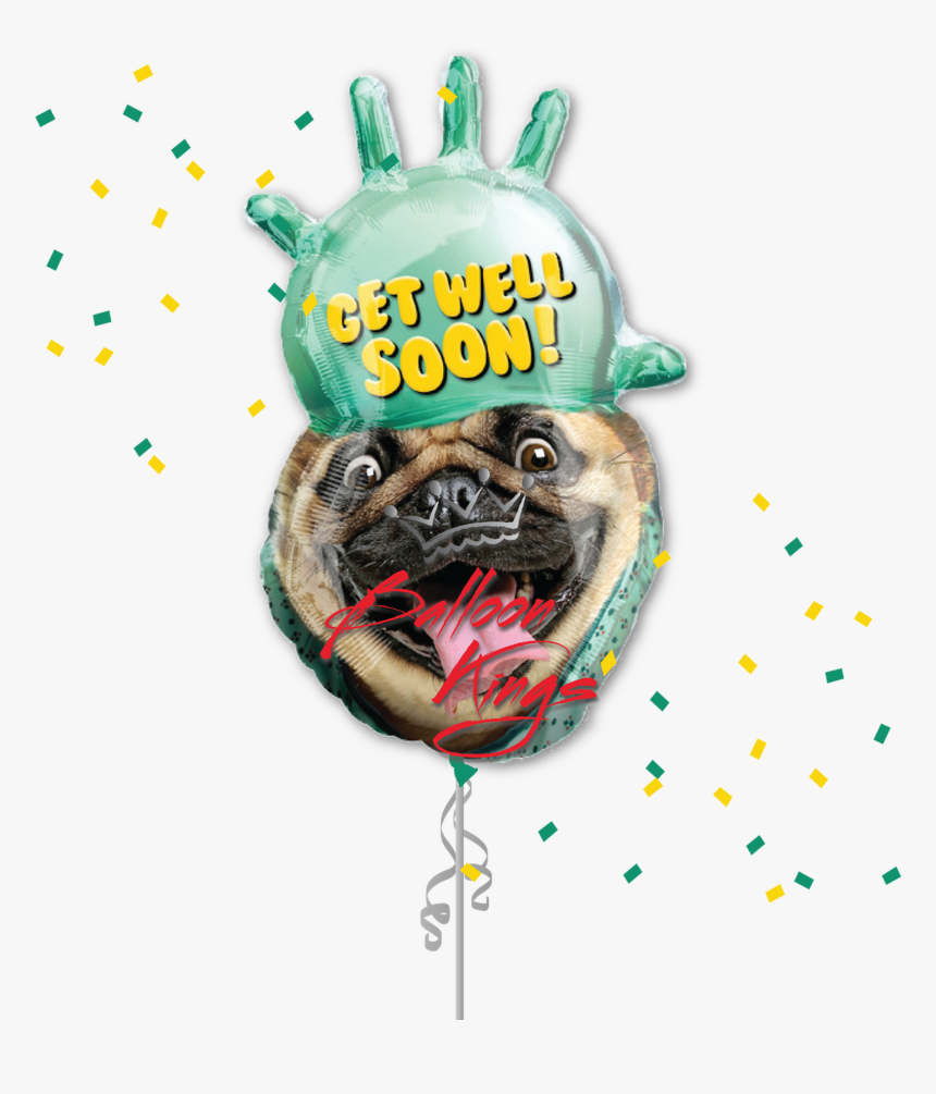 Get Well Soon Pug, HD Png Download, Free Download