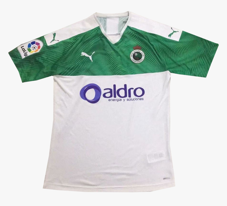 19-20 Real Racing Club De Santander Home Soccer Jersey - Santander 2019 20 Kits, HD Png Download, Free Download