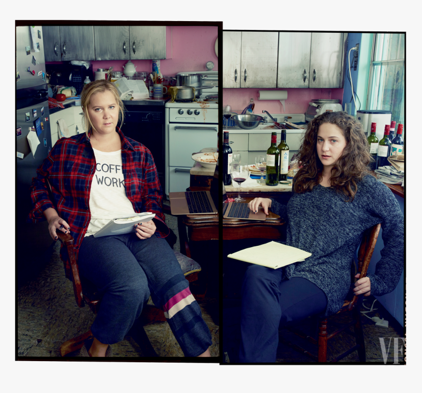 This Image May Contain Amy Schumer Human Person Sitting - Annie Leibovitz, HD Png Download, Free Download