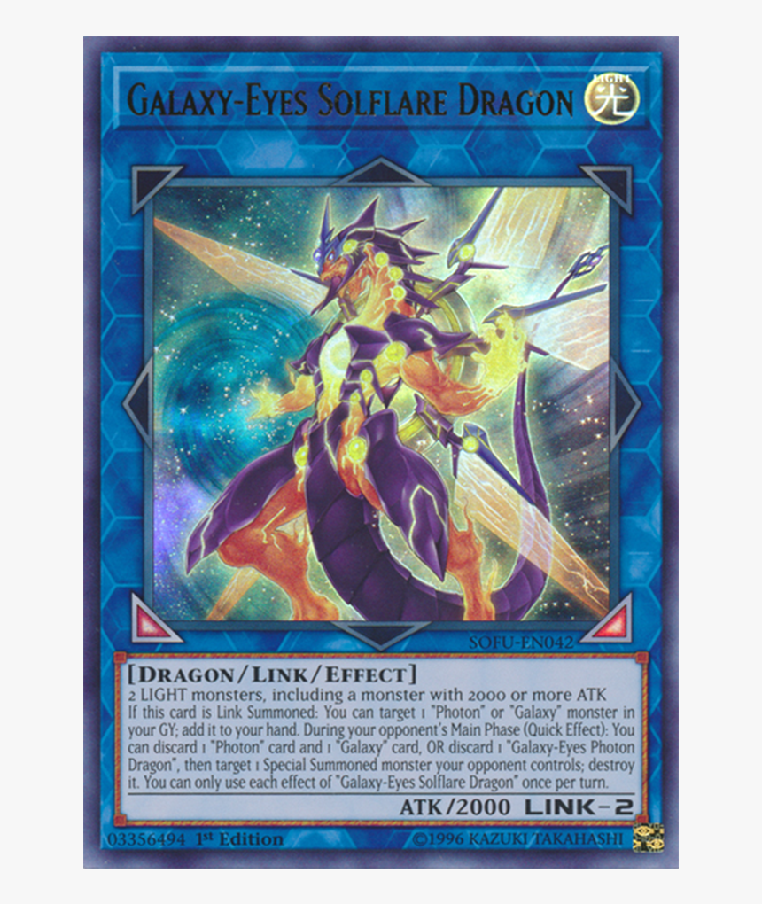 Yugioh Galaxy Eyes Solflare Dragon, HD Png Download, Free Download