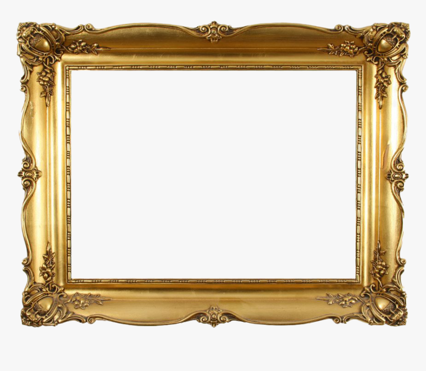 Golden Vintage Frame Png Free Download - Transparent Background Frame Png, Png Download, Free Download