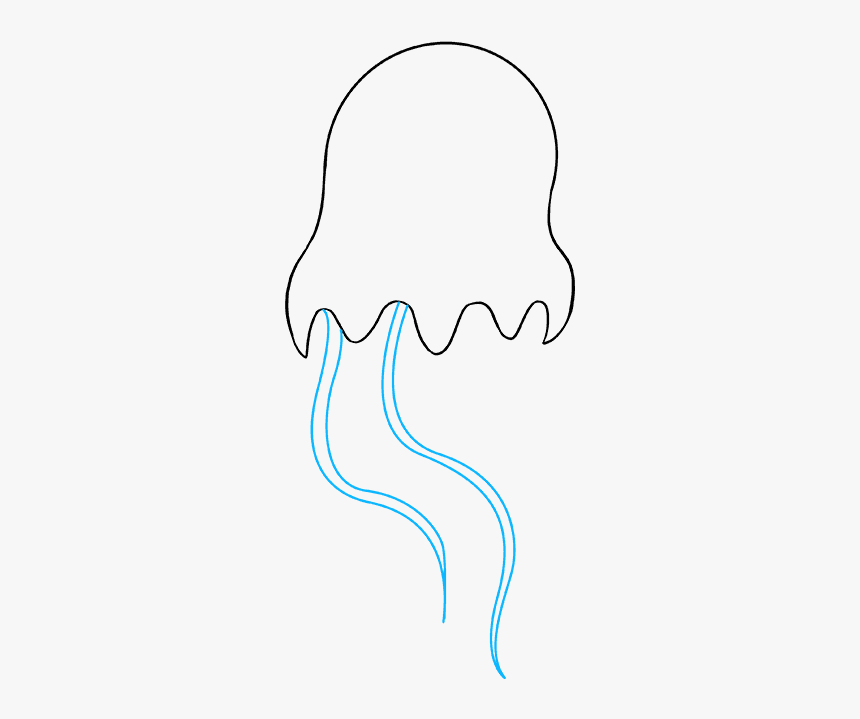 How To Draw Jellyfish, HD Png Download, Free Download