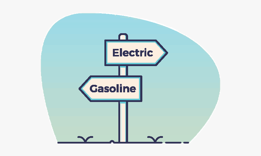 Gas Vs Electric - Sign, HD Png Download, Free Download