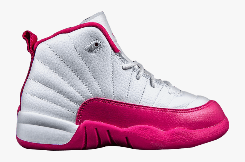 Image Of Air Jordan Retro 12 Gp White Vivid Pink Metallic - Sneakers, HD Png Download, Free Download