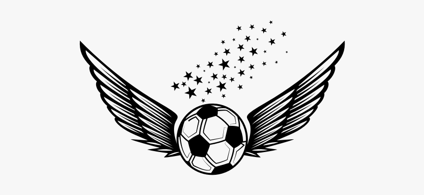 Soccer Ball With Wings - Public Domain Soccer Ball Clip Art Free, HD Png Download, Free Download