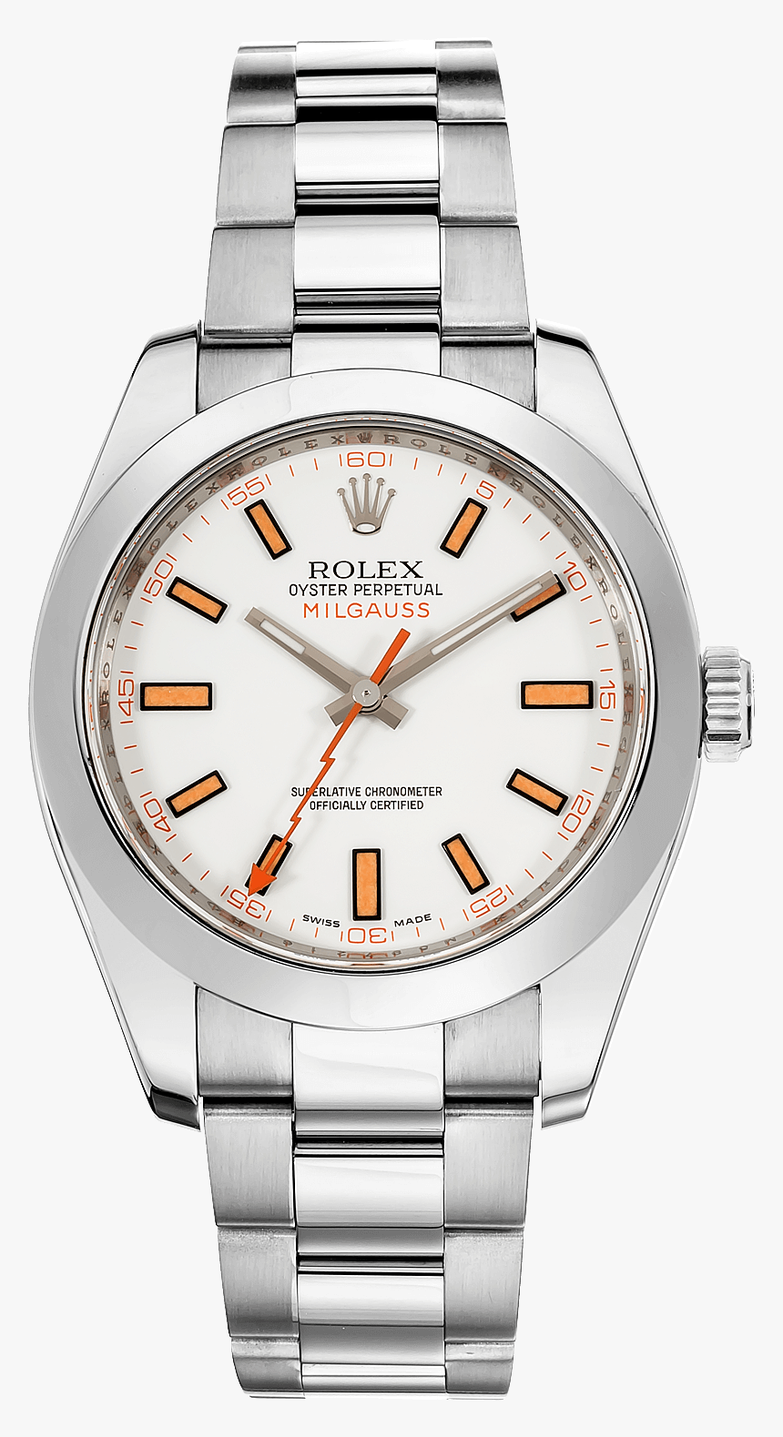 Milgauss Stainless Steel Automatic - R0lex Milgauss, HD Png Download, Free Download