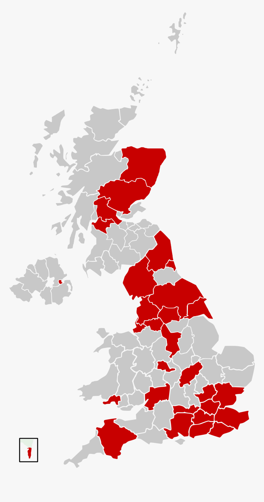 Map Of Great Britain Png, Transparent Png, Free Download