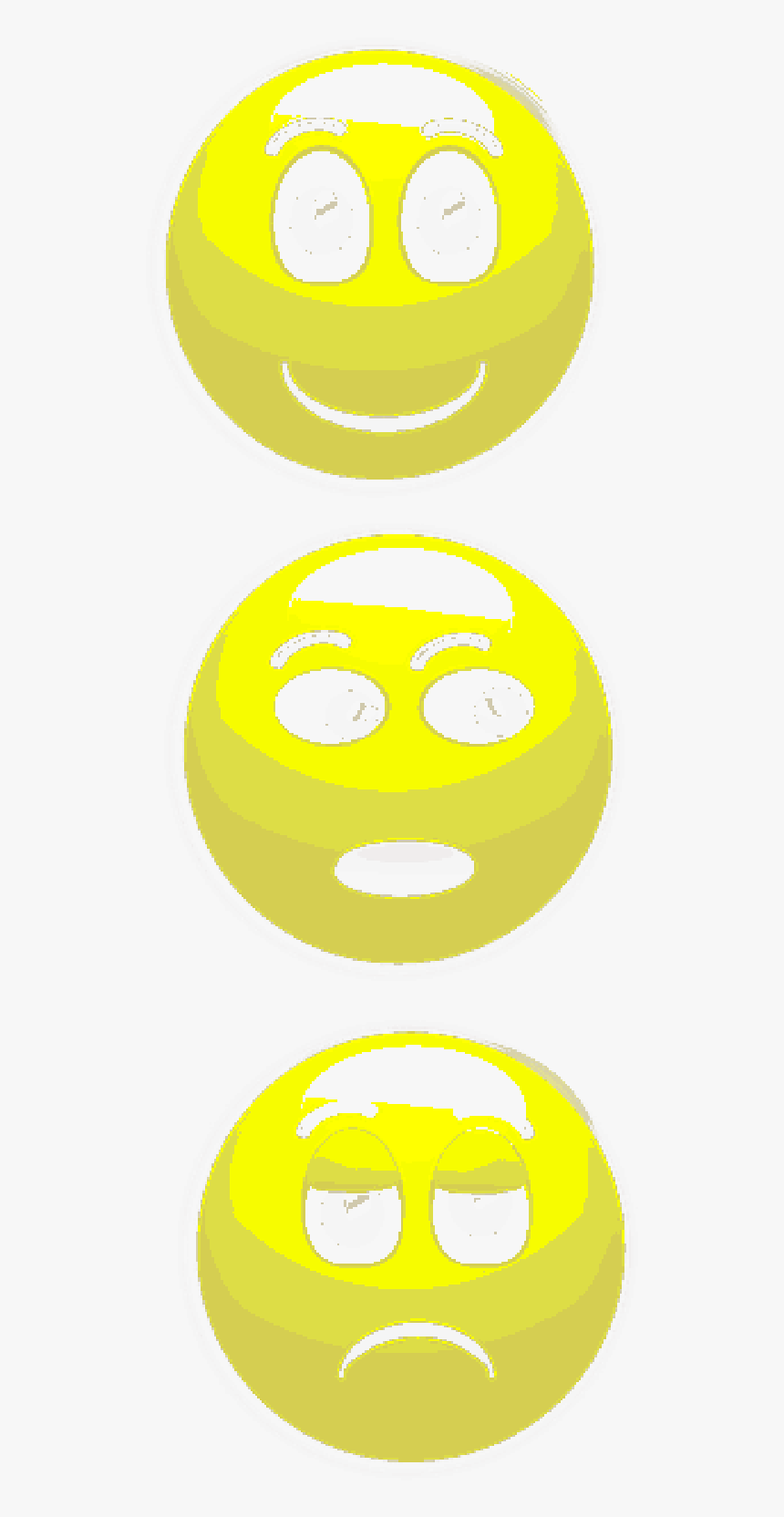 Smiley, Happy, Unhappy, Wondering, Looking, Yellow - Smiley, HD Png Download, Free Download