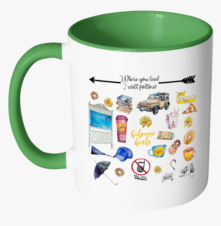 Gilmore Girls Icons Color Accent Coffee Mug Your Choice - Gilmore Girl Icon Graphics, HD Png Download, Free Download