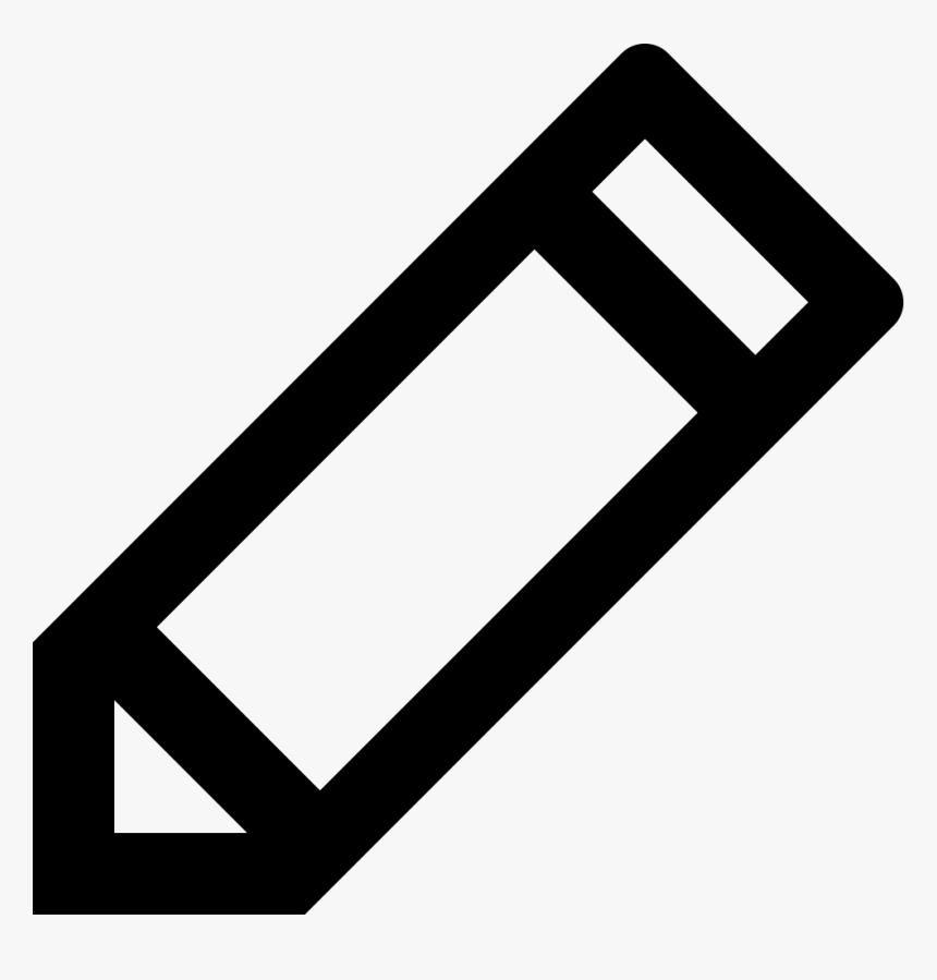 Edit Pencil Symbol - Edit Symbol Png, Transparent Png, Free Download