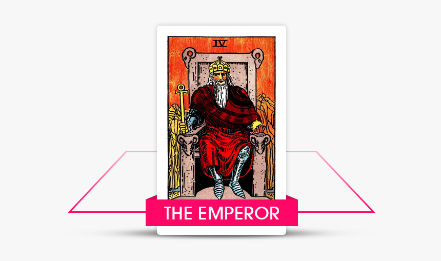 5 The Emperor - Aries Tarot Card, HD Png Download, Free Download