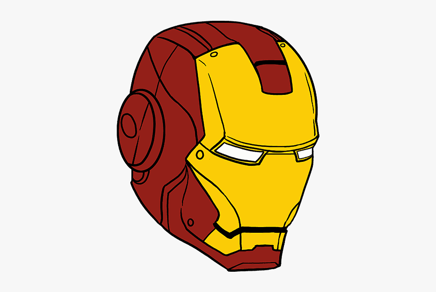 Iron Man Drawing Helmet, HD Png Download, Free Download