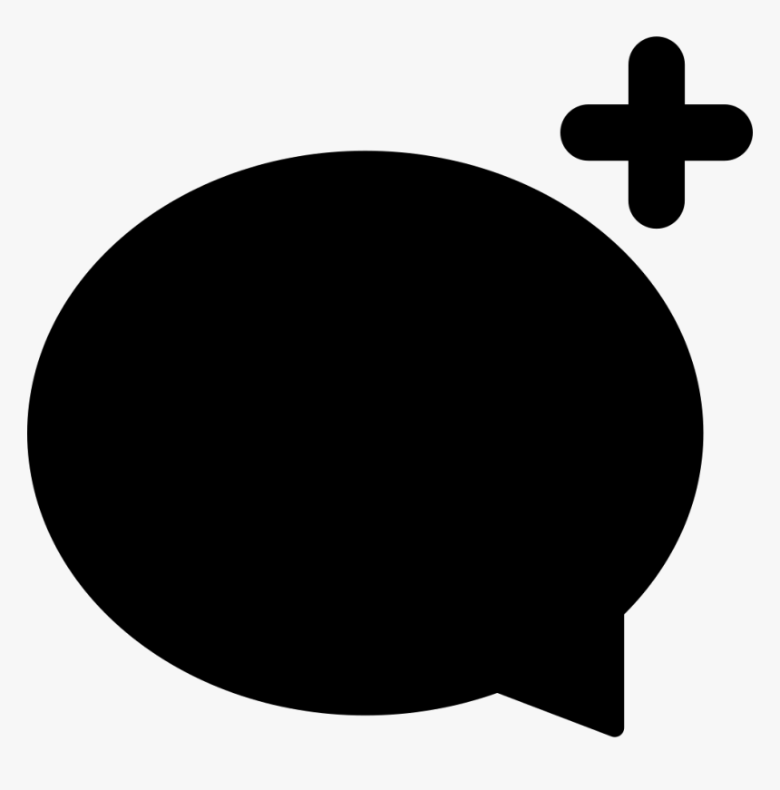 Talk Bubble Plus - Signo De Hablar, HD Png Download, Free Download