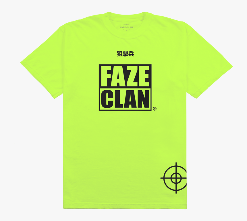 Shooter Tee Neon Green - Active Shirt, HD Png Download, Free Download