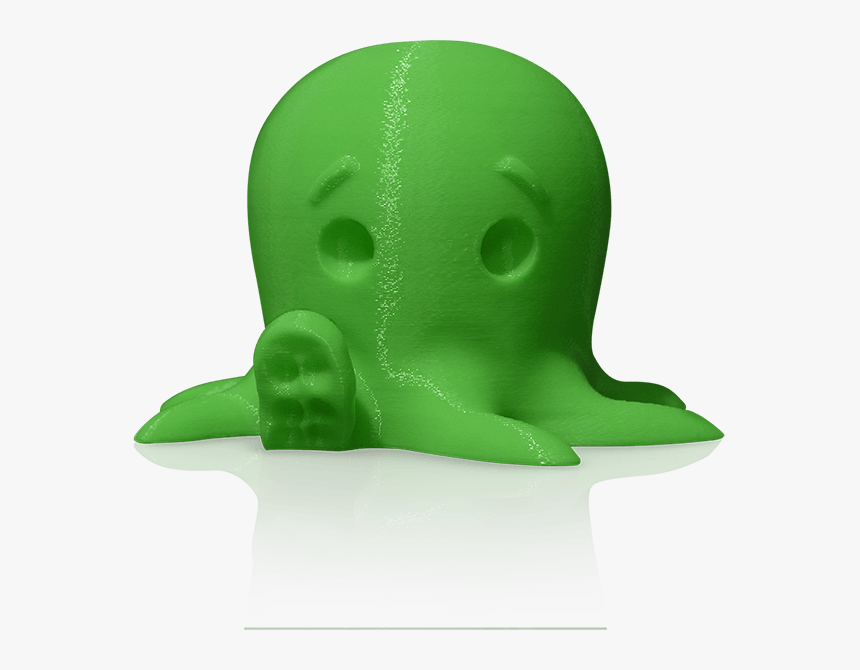 Neon Green - Pla - 1 - 75 Mm - 3d Printing Filament - Octopus 3d Printed Png, Transparent Png, Free Download