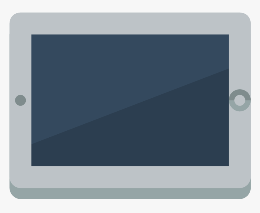 Device Tablet Icon - Flat Tablet Icon Png, Transparent Png, Free Download