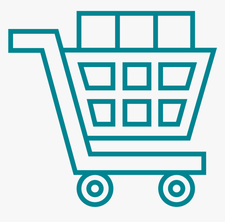 Retail Icon-teal, HD Png Download, Free Download
