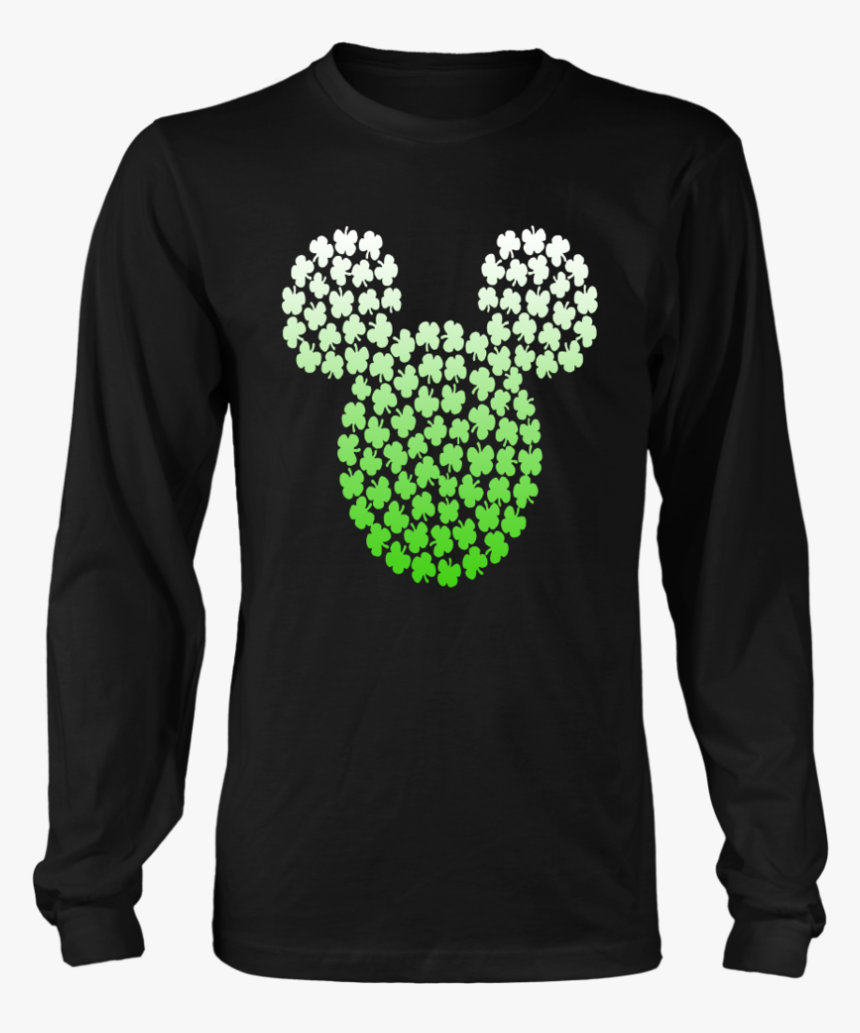 Disney Mickey Mouse Green Clovers St - Born In September Shirts, HD Png Download, Free Download