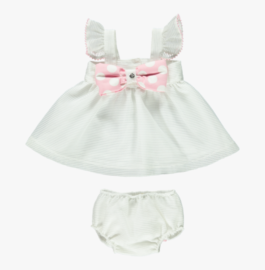 White Baby Dress With Matching Knickers - Girl, HD Png Download, Free Download