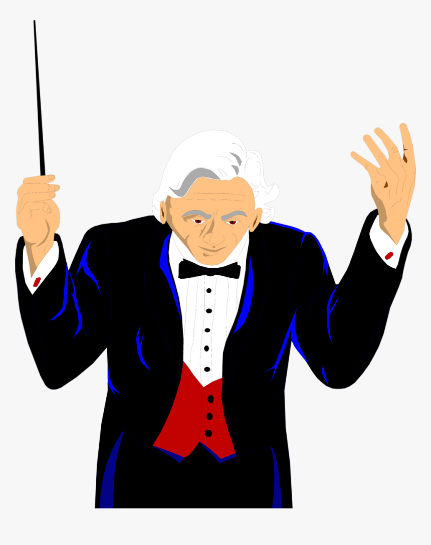 Orchestra Clipart Animals - Symphony Orchestra Director Clipart, HD Png Download, Free Download