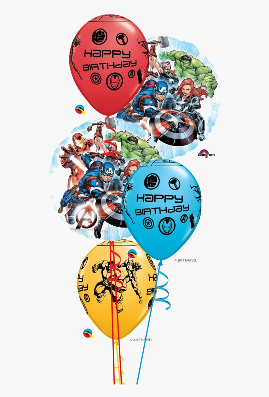 Avengers Birthday Design Png, Transparent Png, Free Download