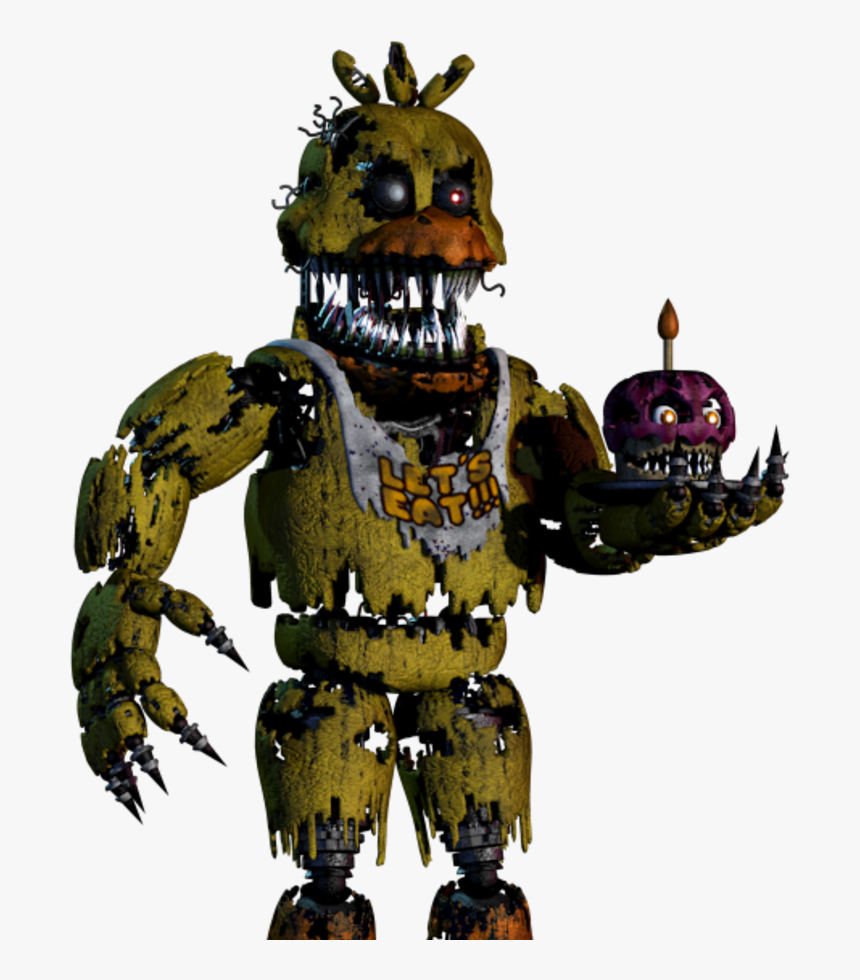 Five Nights At Freddy& - Fnaf Nightmare Chica Png, Transparent Png, Free Download