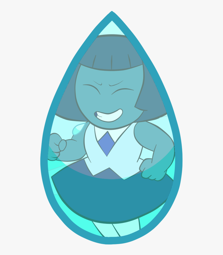 Aquamarine Right Arm Gem Navbox - Cartoon, HD Png Download, Free Download