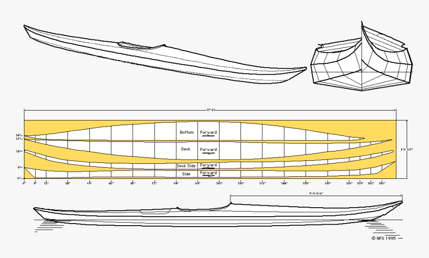 Planos - Planos De Kayak De Madera, HD Png Download, Free Download