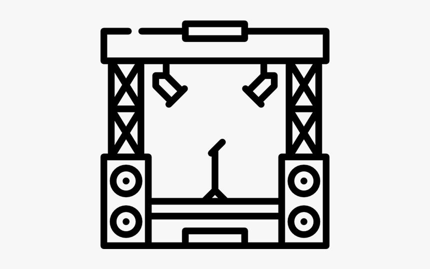 Stageicon - Stage Lighting Symbol Vector, HD Png Download, Free Download