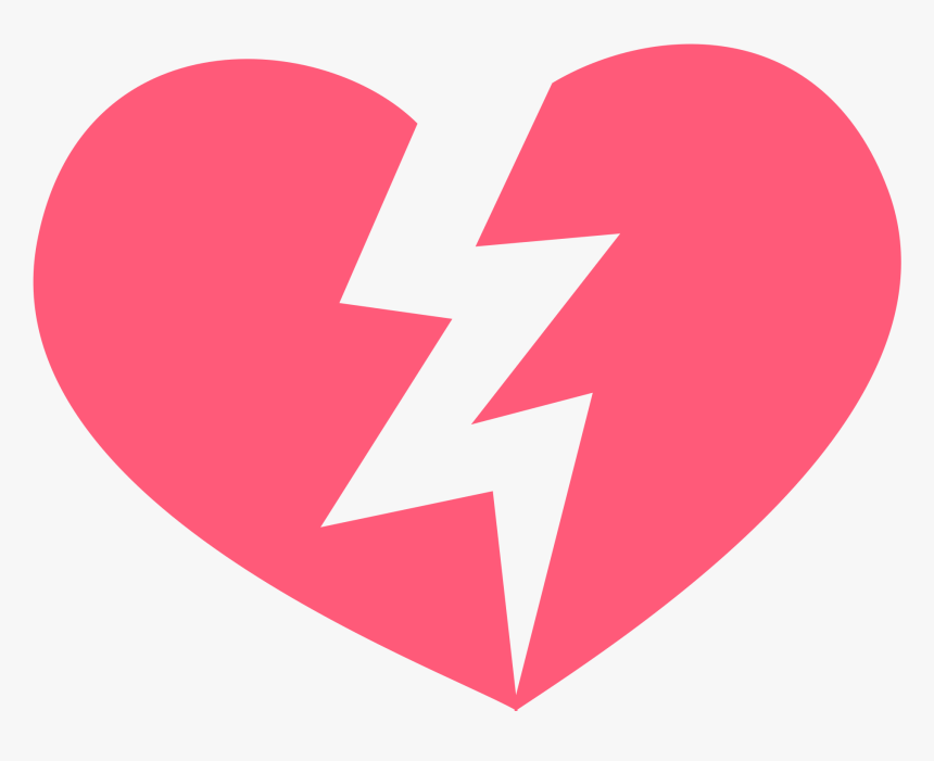 Black Emoji Broken Heart , Png Download - Broken Heart Black And White Emoji, Transparent Png, Free Download