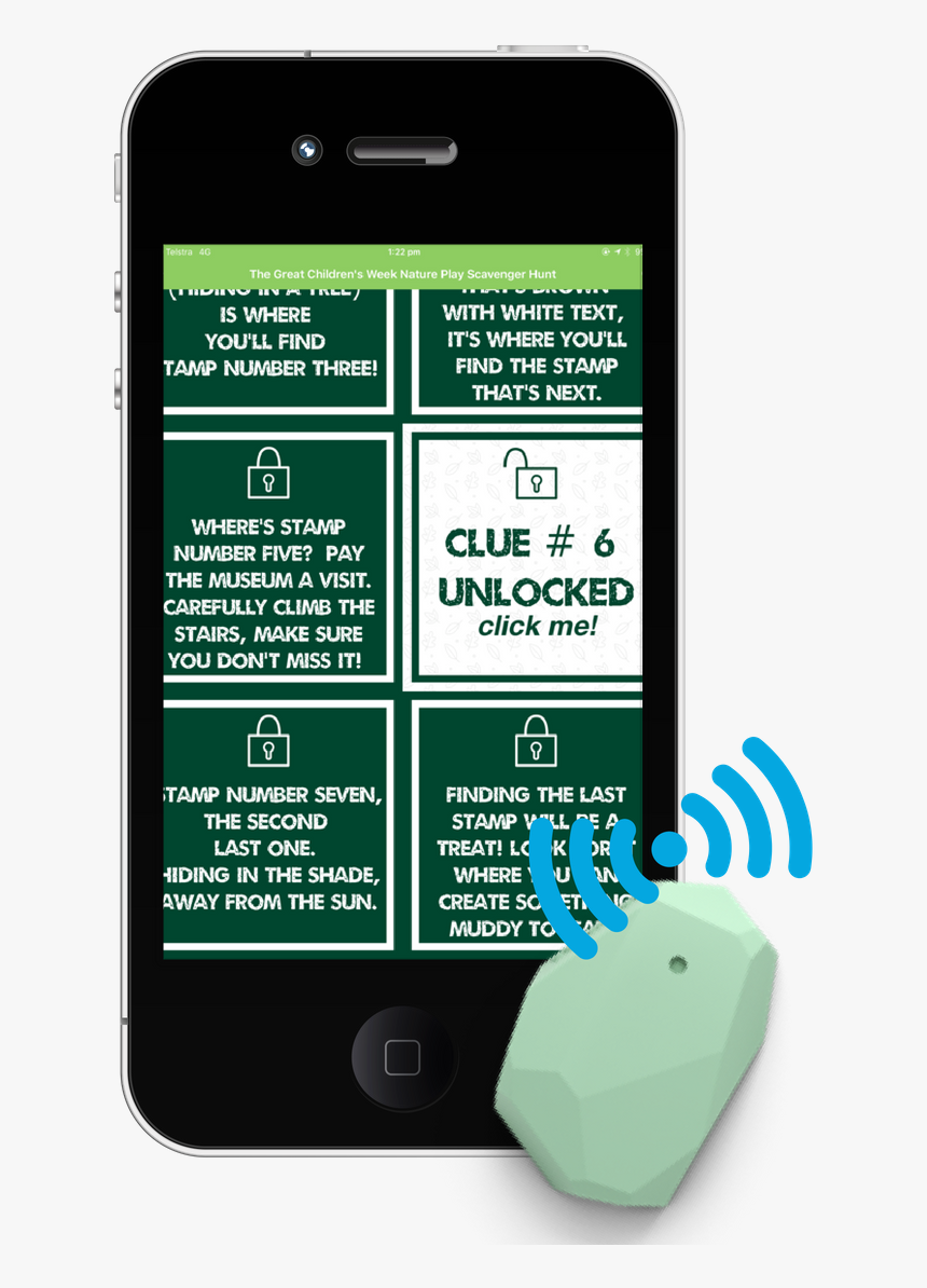 When You Get Close To A Beacon, The Clue Tile Will - Iphone, HD Png Download, Free Download