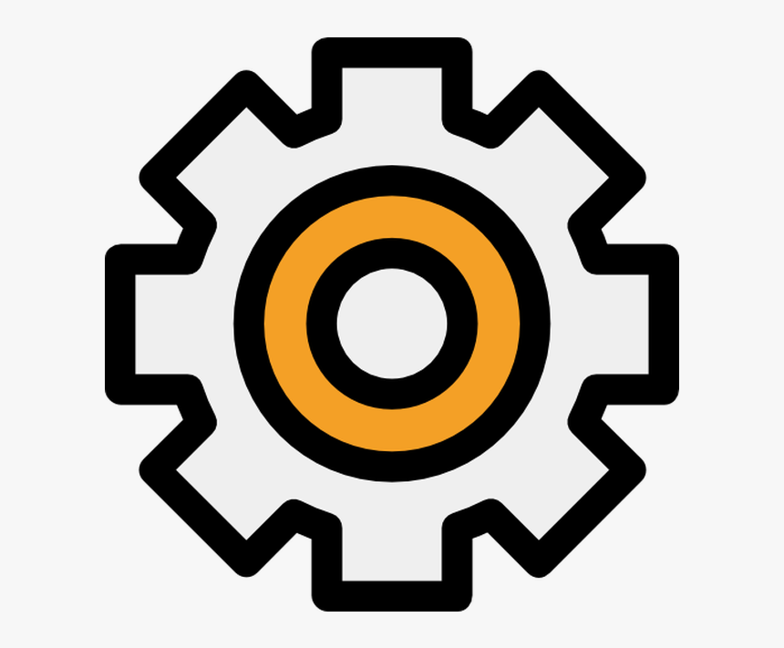 Single Gear Icon, HD Png Download, Free Download
