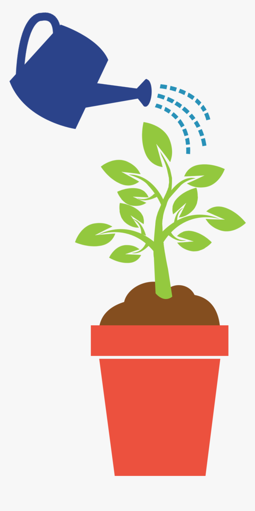 Service Grow Icon Lrg - Flowerpot, HD Png Download, Free Download