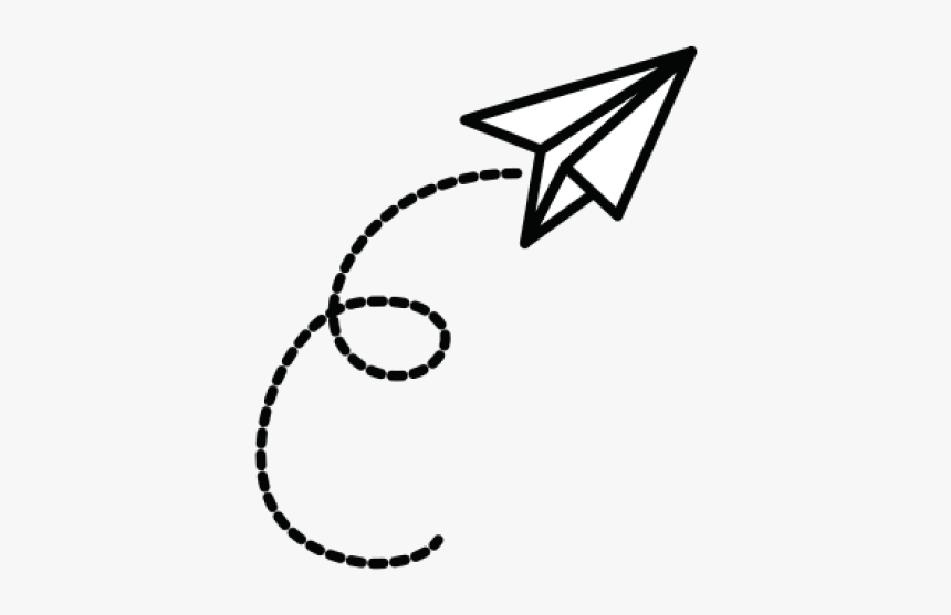 White Paper Plane Png Image - Paper Plane Flying Vector, Transparent Png, Free Download