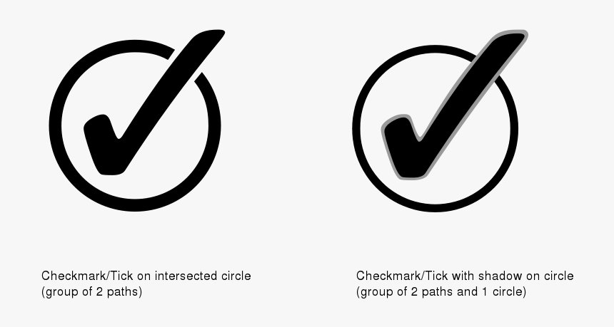 Free Checkmark On Circle - Keyboard Shortcuts For Check, HD Png Download, Free Download