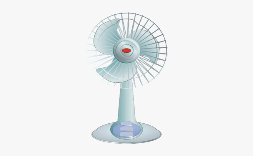 Hot Weather Sun Fan Clipart Clip Art Library Download - Kipas Angin Png Cartoon, Transparent Png, Free Download