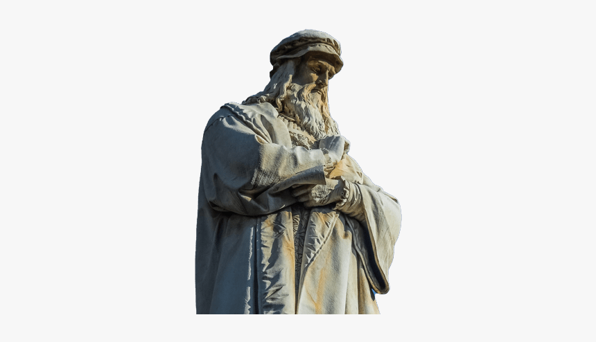Sculpture Leonardo Da Vinci Florence, HD Png Download, Free Download