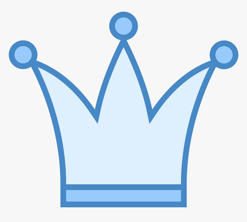 Baby Crown Clipart - Blue Crown Icon Png, Transparent Png, Free Download