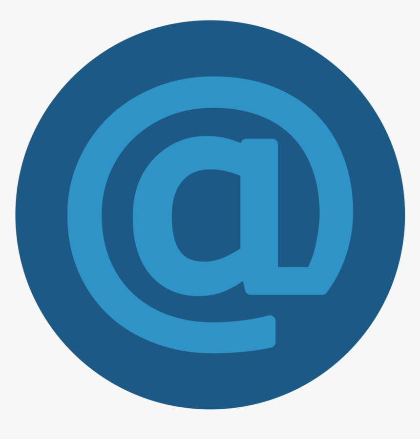 Email Azul - Circle, HD Png Download, Free Download