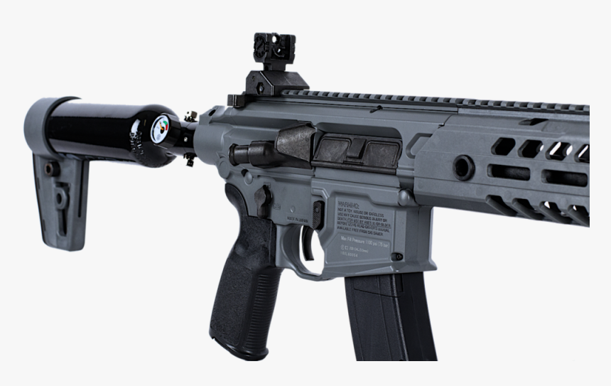 Sig Sauer Mcx Virtus Pcp Back Right Half - Assault Rifle, HD Png Download, Free Download