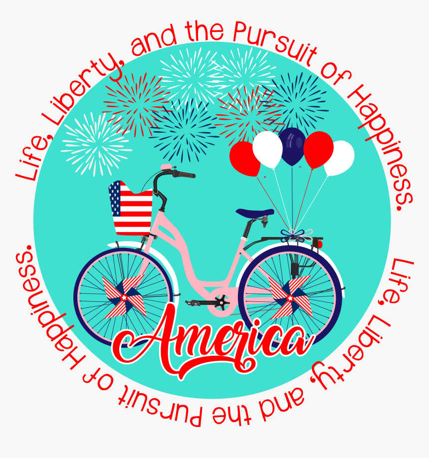 Bike Clipart 4th July, HD Png Download, Free Download