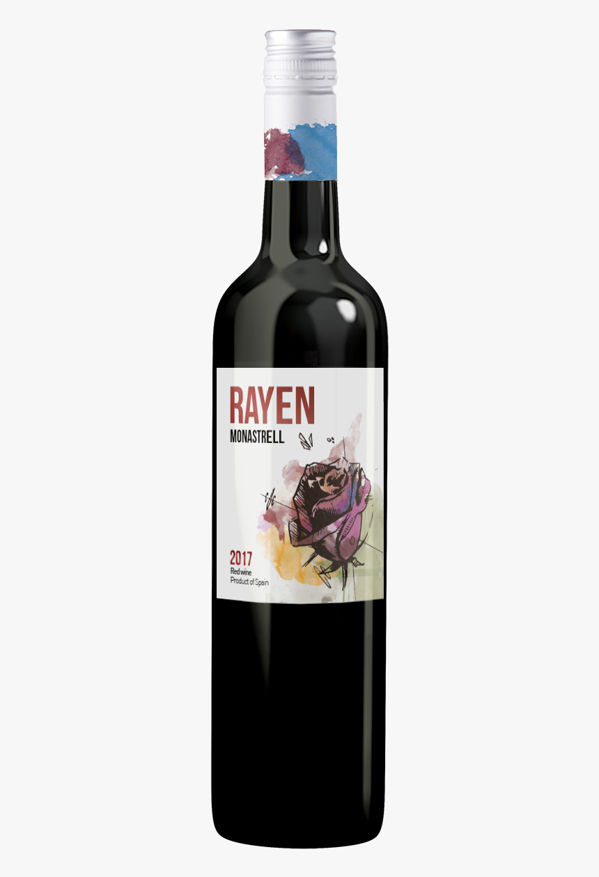 180326 Mock Joven Rayen Monastrell Rosca - Glass Bottle, HD Png Download, Free Download
