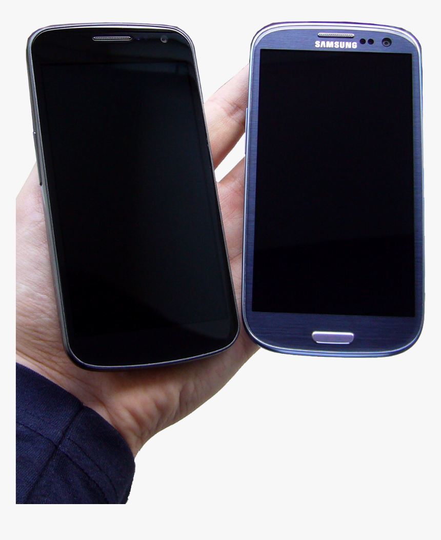 Galaxy Nexus And Galaxy S Iii Side By Side - Samsung Galaxy, HD Png Download, Free Download