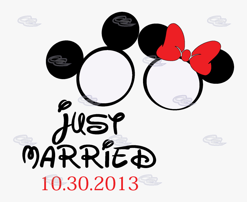 500027 Mickey Minnie Rings - Logos, HD Png Download, Free Download